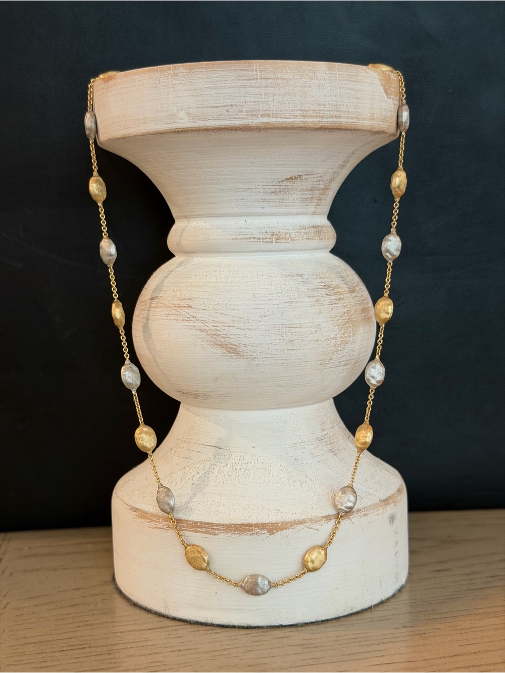 Marco Bicego Siviglia 18K Two-Tone Gold Station Necklace 16"